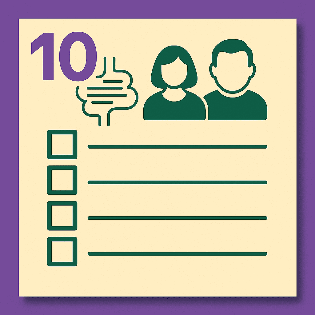 Checklist icon with people and speech bubble