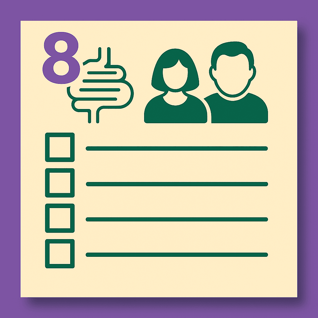 Checklist icon with two people and text