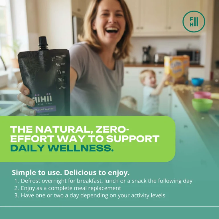 Woman enjoying healthy yogurt meal with child.