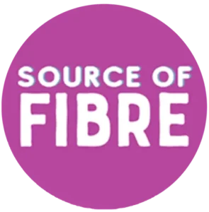 Purple circle with text 'Source of Fibre'